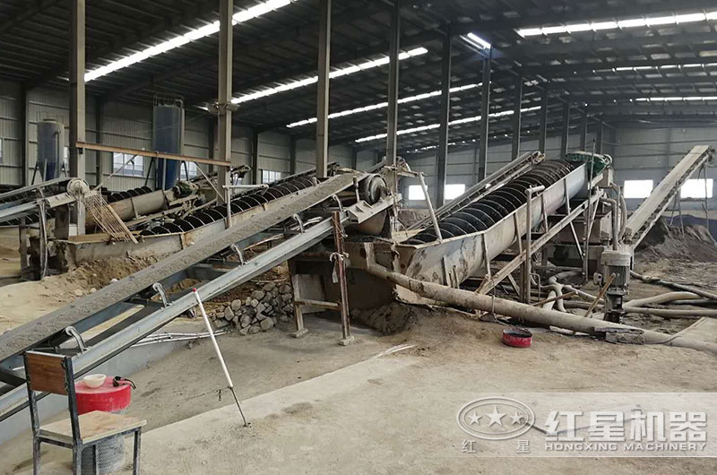 螺旋洗石機(jī)工作現(xiàn)場圖片 螺旋洗石機(jī)工作現(xiàn)場圖片