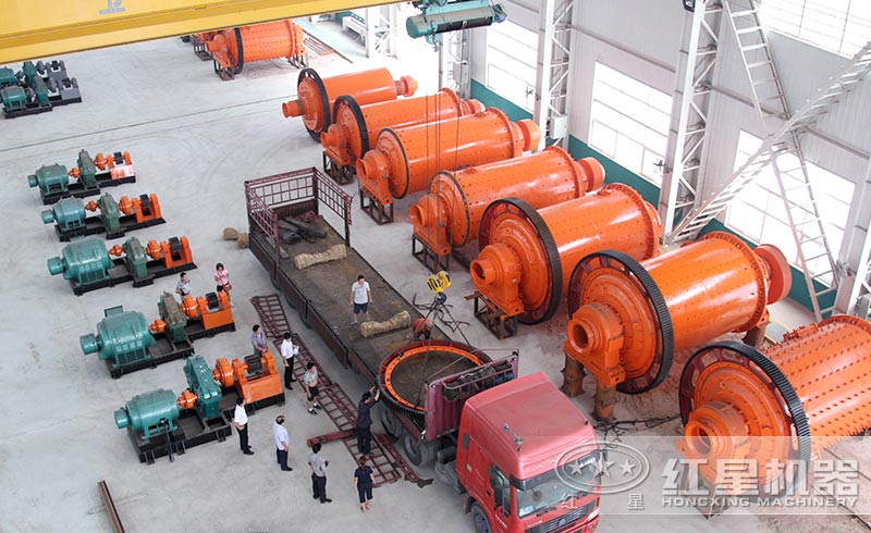 球磨機(jī)生產(chǎn)車(chē)間展示