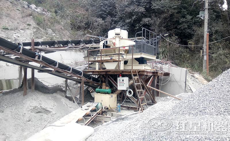 機(jī)制砂設(shè)備現(xiàn)場作業(yè)圖