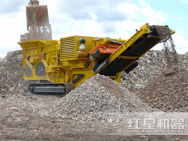 車載移動石子破碎機
