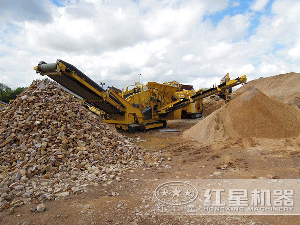 小型顎式移動石子設備