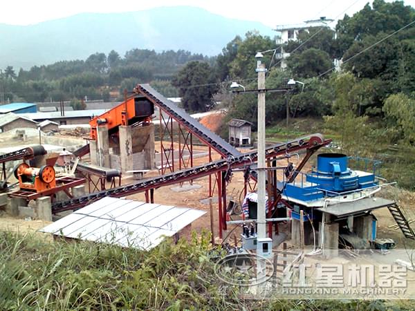 湖南環(huán)保制砂現(xiàn)場(chǎng)