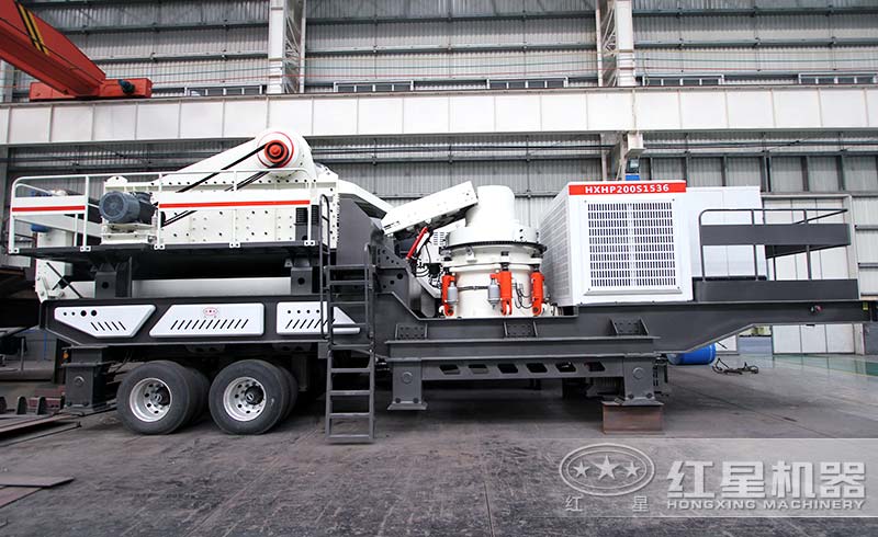 輪胎式移動(dòng)破碎機(jī)整機(jī)搭配展示 輪胎式移動(dòng)破碎機(jī)整機(jī)搭配展示