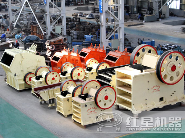 各種規(guī)格的鄂破，可粗、中、細(xì)碎