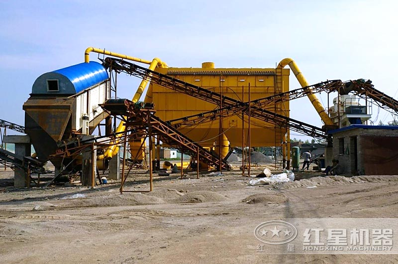 沖擊式制砂機(jī)工作現(xiàn)場實拍圖 沖擊式制砂機(jī)工作現(xiàn)場實拍圖