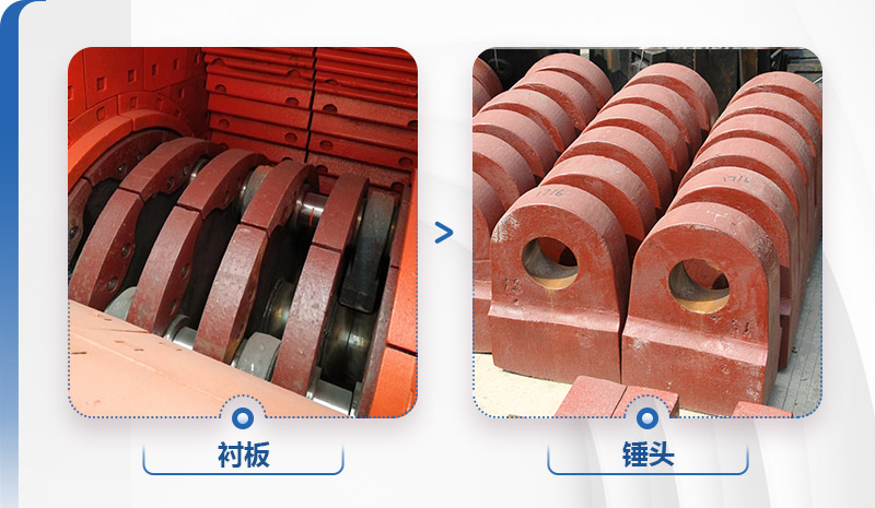 液壓開(kāi)箱制砂機(jī)錘頭 液壓開(kāi)箱制砂機(jī)錘頭
