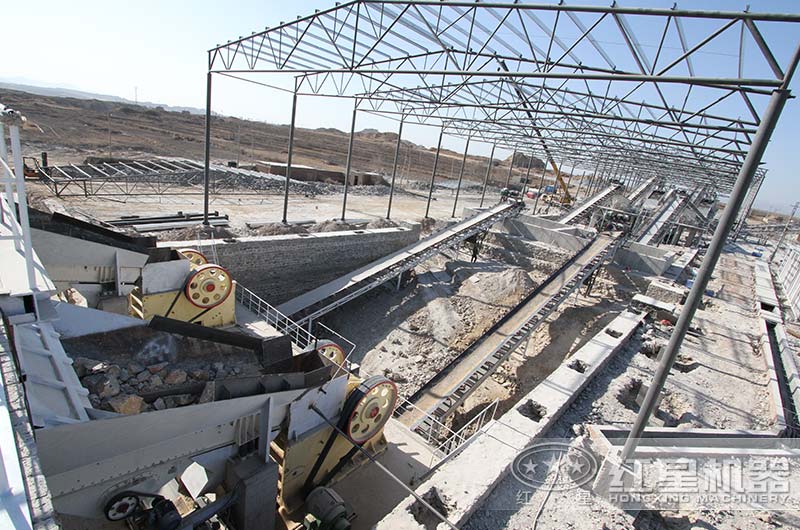 河北客戶石子生產(chǎn)線圖片