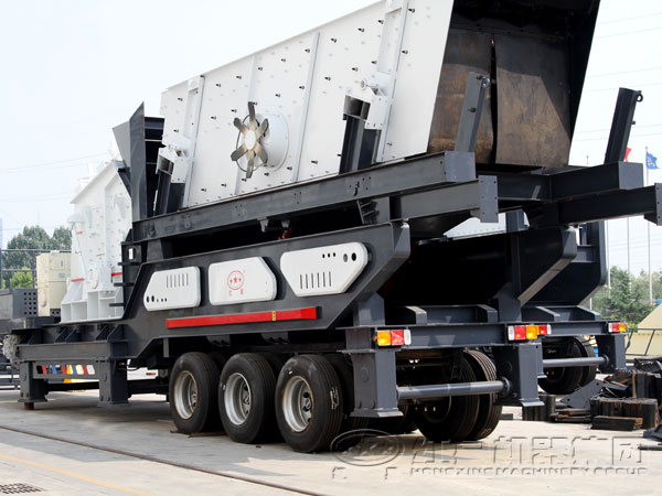 河南紅星移動(dòng)式破碎站