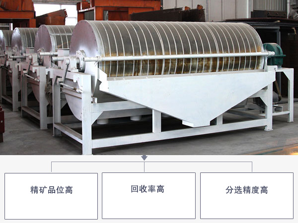 選礦磁選機優(yōu)勢