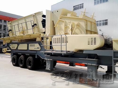 輪胎移動反擊式破碎站