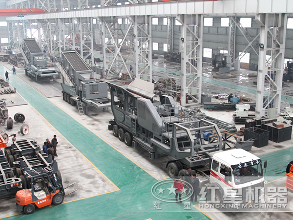 輪胎式車(chē)載移動(dòng)打石機(jī)