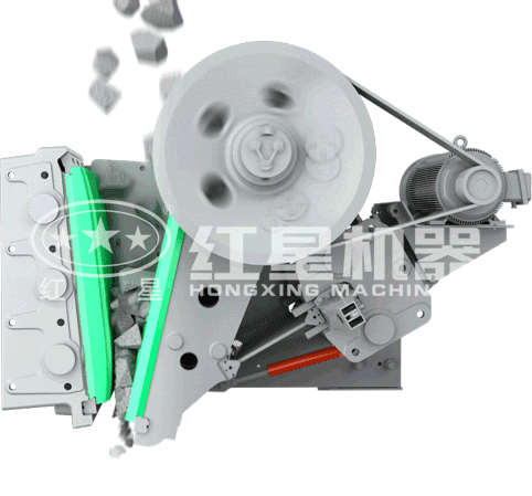 石塊破碎機(jī)動態(tài)原理圖