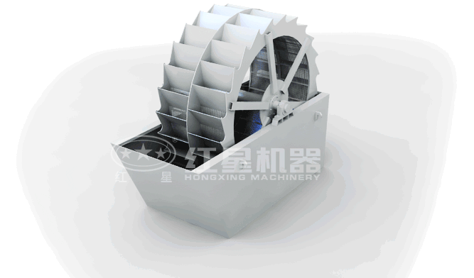 洗砂機(jī)動態(tài)原理圖展示 洗砂機(jī)動態(tài)原理圖展示