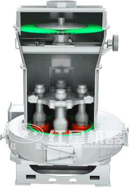 雷蒙磨粉機(jī)動態(tài)原理圖 雷蒙磨粉機(jī)動態(tài)原理圖