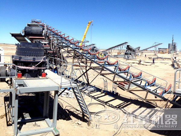 時產(chǎn)400噸螢石的破碎生產(chǎn)線 時產(chǎn)400噸螢石的破碎生產(chǎn)線