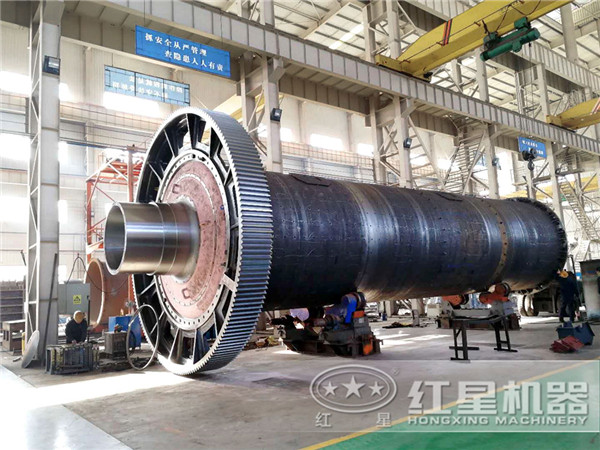 紅星機器石灰石球磨機現場定制