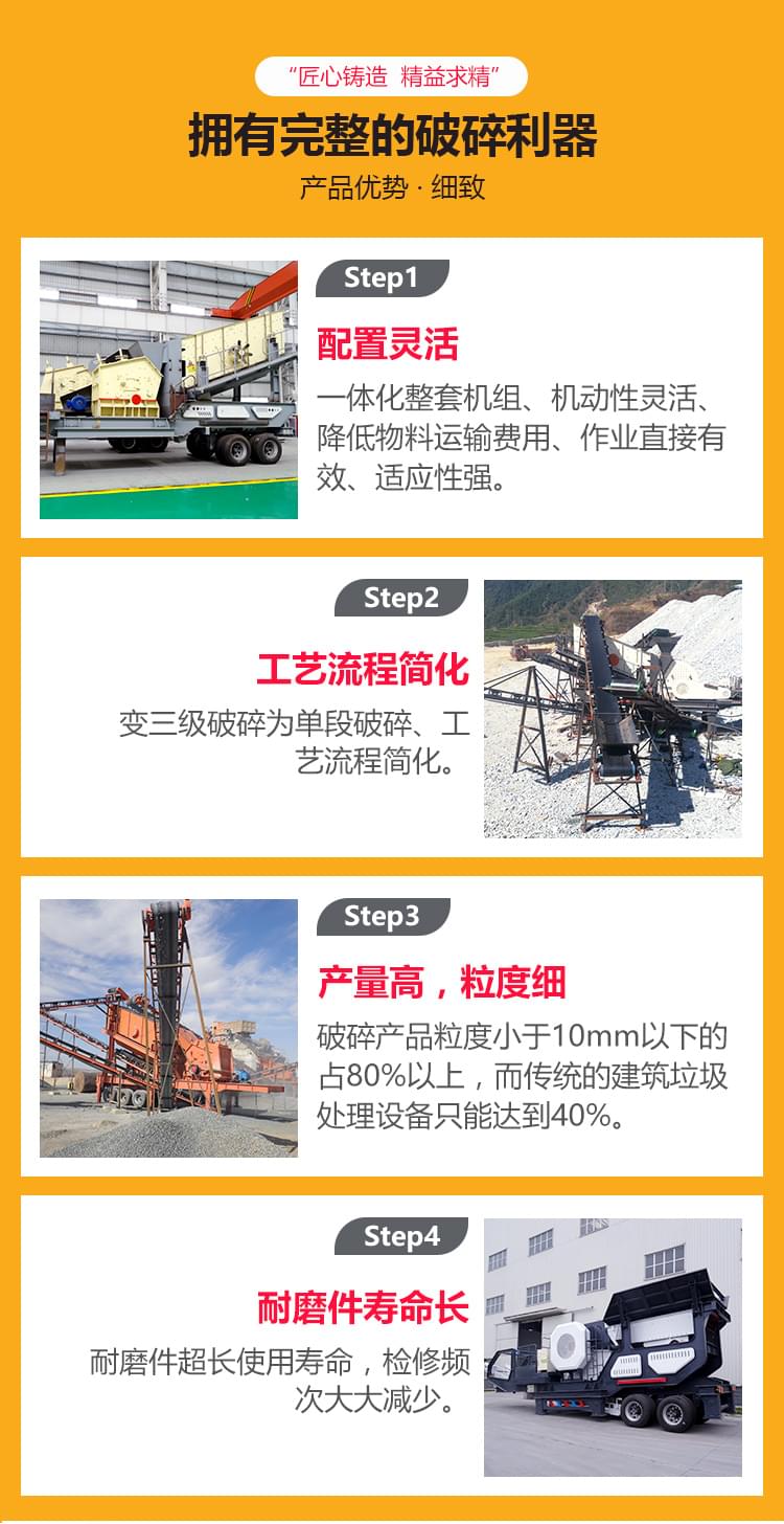 移動(dòng)破碎機(jī)性能詳解 移動(dòng)破碎機(jī)性能詳解