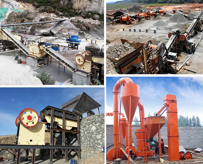 大型鄂式石子破碎機(jī)應(yīng)用現(xiàn)場(chǎng)圖