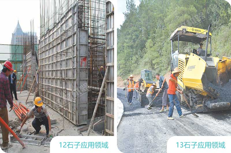 12、13石子應用領域