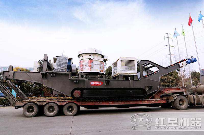移動式小型石子破碎機發(fā)貨圖
