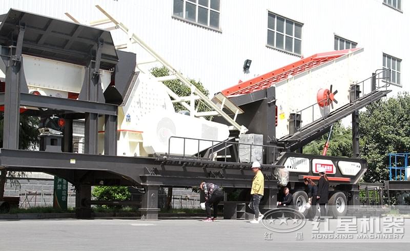 輪胎式移動石料破碎設備