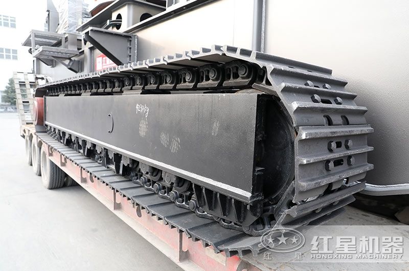 履帶移動石料破碎設備自備驅動裝置