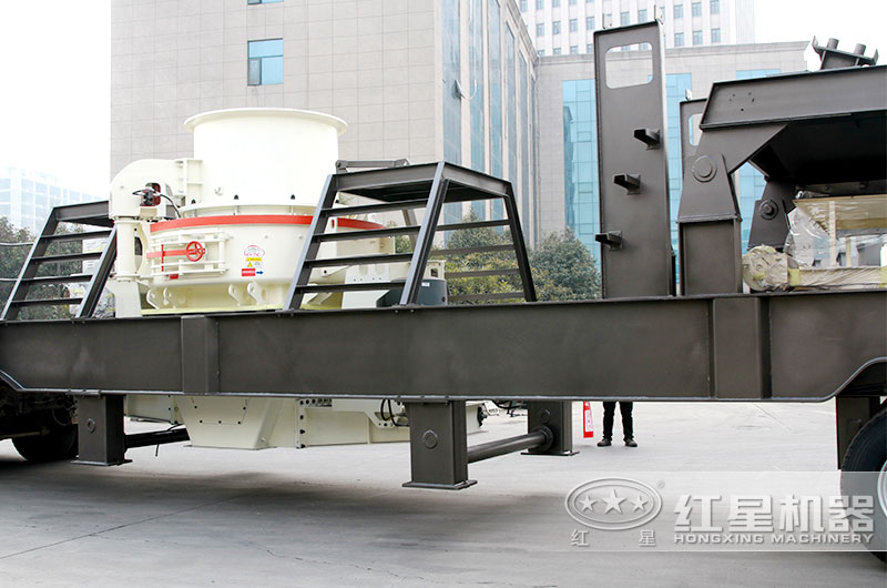 時產(chǎn)100噸移動制砂機(jī)