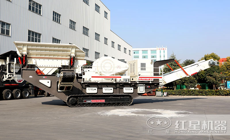 履帶式大型移動粉石、沙機(jī)