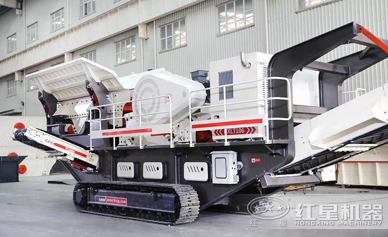 履帶式移動(dòng)打石機(jī)