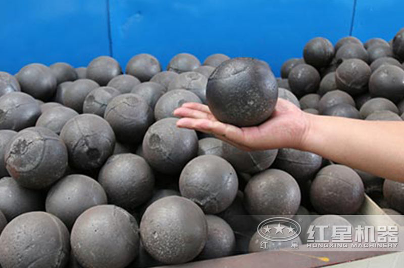 球磨機中的鋼球