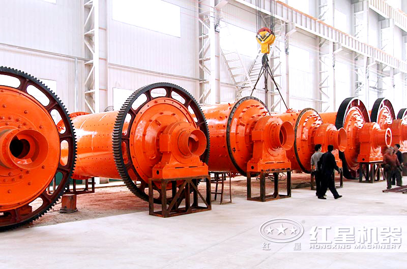 用戶參觀紅星球磨機車間 用戶參觀紅星球磨機車間