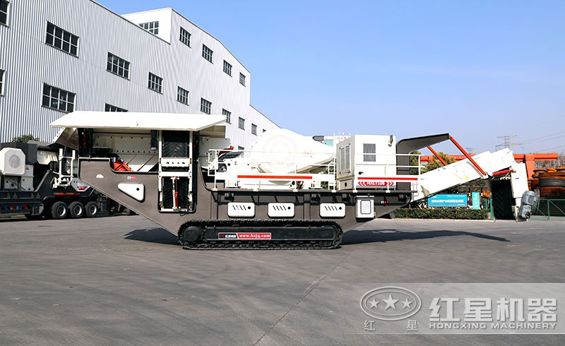 移動式破石子機 移動式破石子機