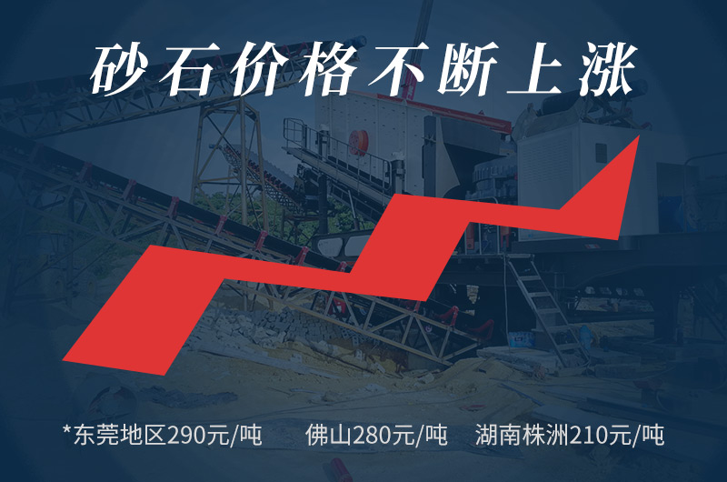 砂石價格不斷上漲 砂石價格不斷上漲