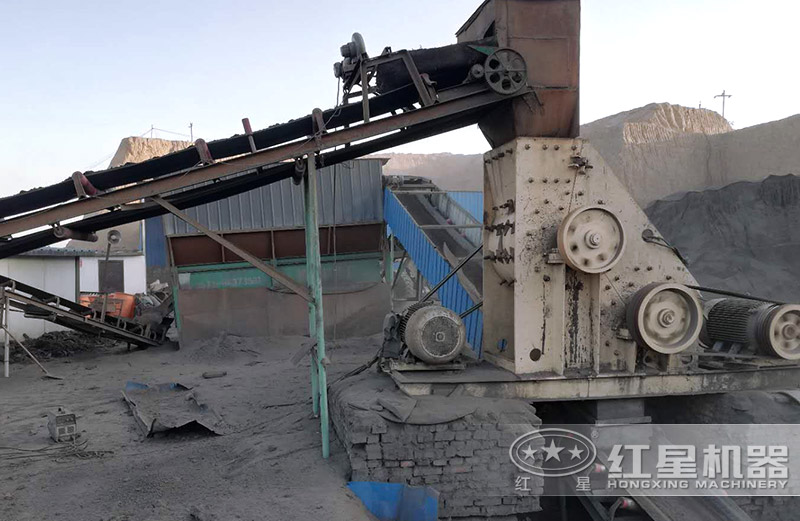 原煤破碎機_雙級破碎機處理原煤現(xiàn)場 原煤破碎機_雙級破碎機破碎原煤現(xiàn)場